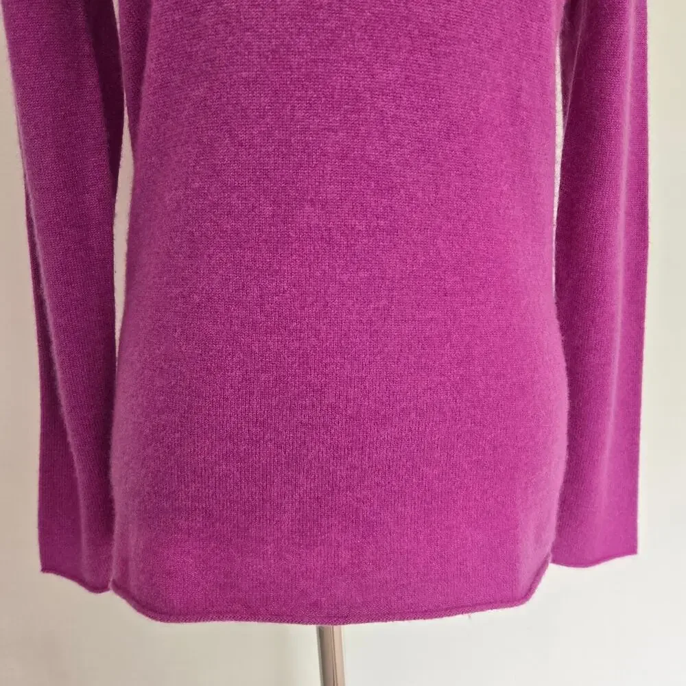 J Crew Womens Divina Cashmere Sweater Quiet Luxury Classic Staple Capsule Small
